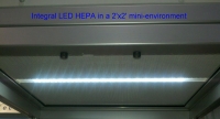 Integral LED Light for HEPA Filter 